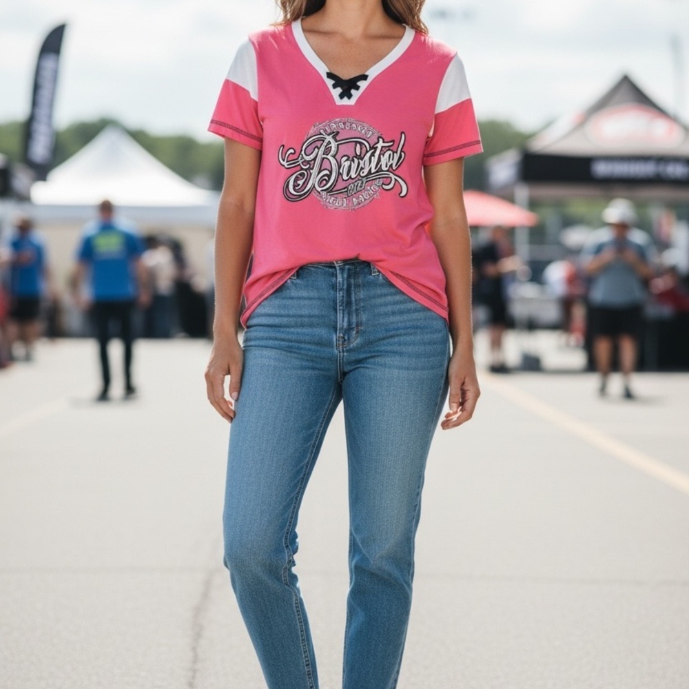 2022 Bristol Pink Women's Short Sleeve Tee (A300)